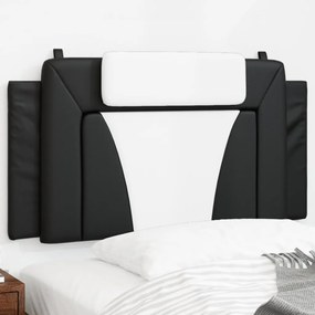Cuscino Testiera Nero E Bianco 100 Cm İn Similpelle /