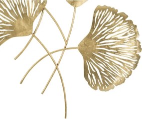 Pannello Decorativo In Ferro Iris Verticale 78x5,5x101 Cm Oro