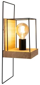 Applique scandinavo Lorken nero 1X E27