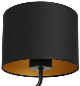 Lampada da parete ARDEN 1xE27/60W/230V nero/oro