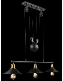 Globo 15053-3 - Lampadario LENIUS 3xE27/60W/230V