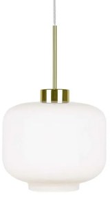 Ritz Lampada A Sospensione Bianco/Ottone - Globen Lighting