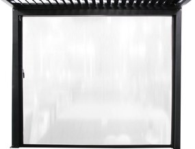 Laterale in PVC per lato da 4 m pergola bioclimatica
