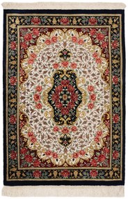 Ghom Tappeto 80x60 (Iran) Annodato A Mano