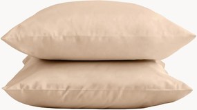 Set di 2 federe in cotone percalle Caffe Latte