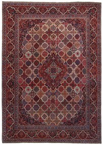 Kashan Tappeto 360x260 Rosa (Iran) Annodato A Mano