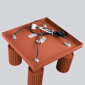 Sollux SL.1640 - Faretto KARBON 4xGU10/10W/230V rosso