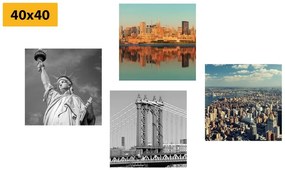 Set di quadri – New York in stile interessante