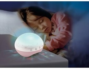 Infantino - Culla mobile con melodia e proiettore 3in1 3xAAA rosa
