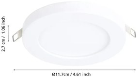Eglo 900935 - Faretto LED da incasso FUEVA FLEX LED/5,5W/230V 4000K bianco