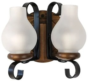 Brilagi - Applique ROATA APLICA 2xE14/40W/230V faggio/noce