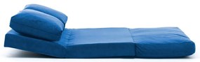 Divano letto blu 120 cm Taida - Balcab Home