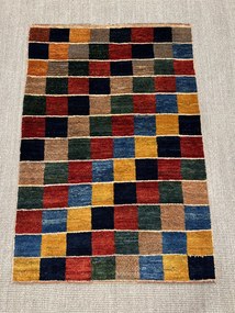 Gabbeh Tappeto persiano 120x80 Rosso (Iran) Annodato A Mano