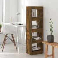 Libreria/Divisorio Rovere Fumo 40x30x135 cm 813590