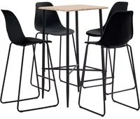 Set da Bar 5 pz in Plastica Nero 3050024