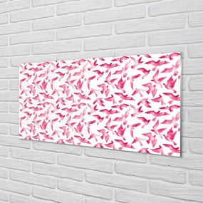 Rivestimento parete cucina Uccelli rosa 100x50 cm