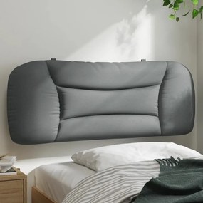 Cuscino Testiera Grigio Chiaro 100 Cm İn Tessuto /