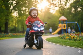 Moto Elettrica per Bambini 12V con Licenza Aprilia RSIV Small Nera...