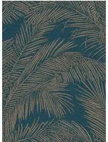 Arte International Carta da parati Maui - Prussian Blue
