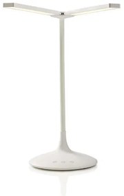 Nedis LTLG3M1WT4 - Lampada da tavolo LED dimmerabile 6W/5V 2200mAh bianca