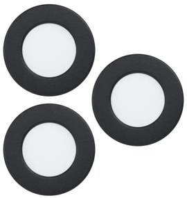 Eglo 99146 - Set di 3 faretti LED da incasso FUEVA 5 1xLED/2,7W/230V