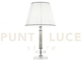 Lume piccolo dido  1 luce cristallo e cromo attacco e14 d.25cm