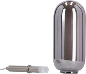 Lampadario LED color antracite con paralume in vetro ø 13 cm Fiuggi – Candellux Lighting