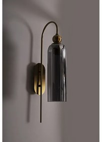 MAXLIGHT W0333 - Applique CAMPANILA 1xE27/40W/230V ottone/grigio