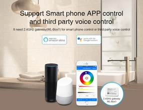 Faretto LED GU10 6W RGB+CCT Dimmerabile Sincronizzazione Automatica Colore RGB+CCT