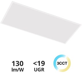 Pannello LED 120x60 42W CCT Bianco Variabile UGR19 con driver Philips Colore Bianco Variabile CCT
