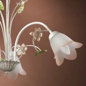 ONLI - Lampadario a sospensione con catena BOTTON DORO 3xE14/6W/230V