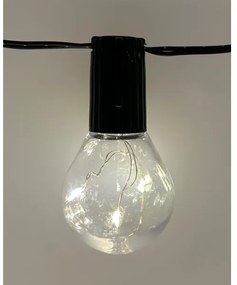 Catena decorativa LED per esterni 20xLED/0,075W/230V 5,8 m IP44 nera