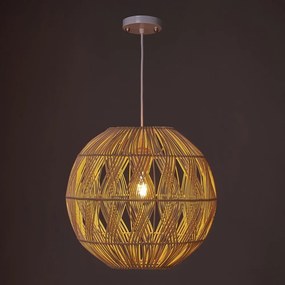 Lampada da soffitto in colore naturale con paralume in rattan ø 37 cm Natural Way - Casa Selección