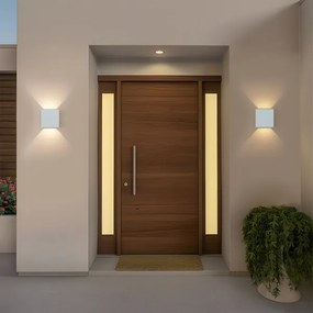 Brilagi - Applique da esterno a LED DOUBLERAY LED/6W/230V bianca IP54