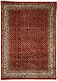 Tabriz Tappeto 350 x 250 Rosa (Indian) Annodato A Mano