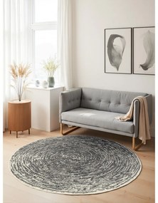 Tappeto rotondo grigio/color crema ø 120 cm Gloria Cavallo – Hanse Home