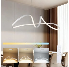 Brilagi-LED Lampadario dimmerabile a sospensione con cavo TWISTER LED/60W/230V 3000-6000K bianco + telecomando