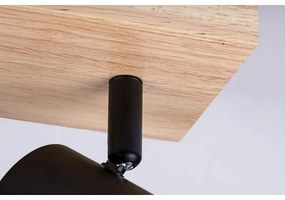 Rabalux 73123 - Plafoniera TORAS 3xGU10/5W/230V rovere