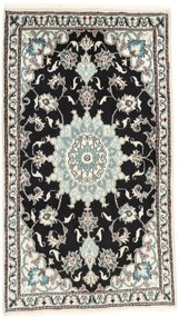 Nain Tappeto 150x90 Blu (Iran) Annodato A Mano