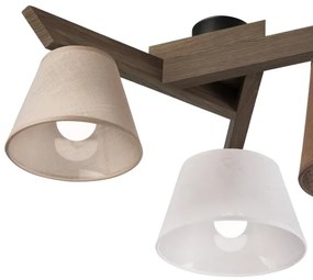 Brilagi - Lampadario LED ANTHONY 3xE14/40W/230V rovere noce