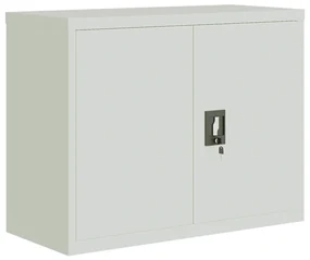 Armadio classificatore grigio chiaro 90x40x70 cm in acciaio