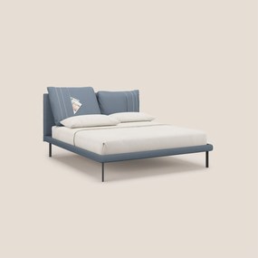 Giselle letto moderno con cuscini testata regolabili con tasche in microfibra impermeabile T11 carta da zucchero