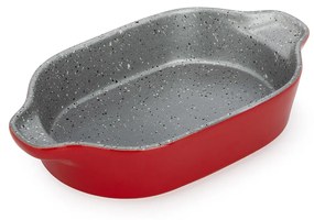 Mini pirofila ceramica 22,5x13x4,5 cm rossa