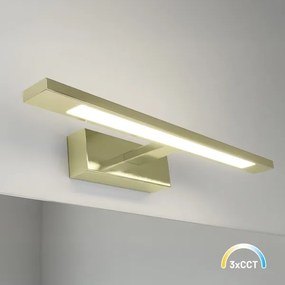 Illuminazione LED per specchio da bagno KLIMT LED/8W/230V 3000/4000/6000K 40 cm IP44 dorata