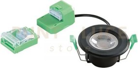 Incasso bbc nero in metallo dimmerabile 4w 300lm 750lm cct 2700k-65...