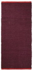 Passatoia burgundy in iuta 70x150 cm Notes – Mette Ditmer Denmark