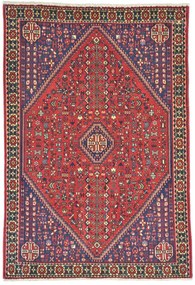 Abadeh Tappeto 110x150 Rosso (Iran) Annodato A Mano