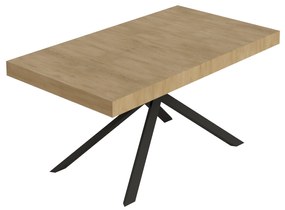 Itamoby Tavolo allungabile 90x160/264 cm Niket quercia natura gambe antracite