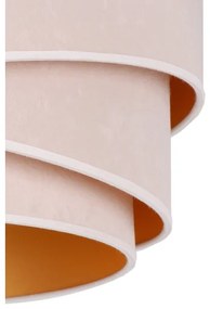 Duolla - Lampadario a sospensione con filo KOBO 1xE27/15W/230V diametro 45 cm color crema/oro