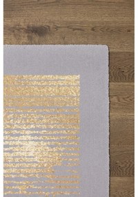 Tappeto in lana beige-grigio 133x180 cm Stratus - Agnella